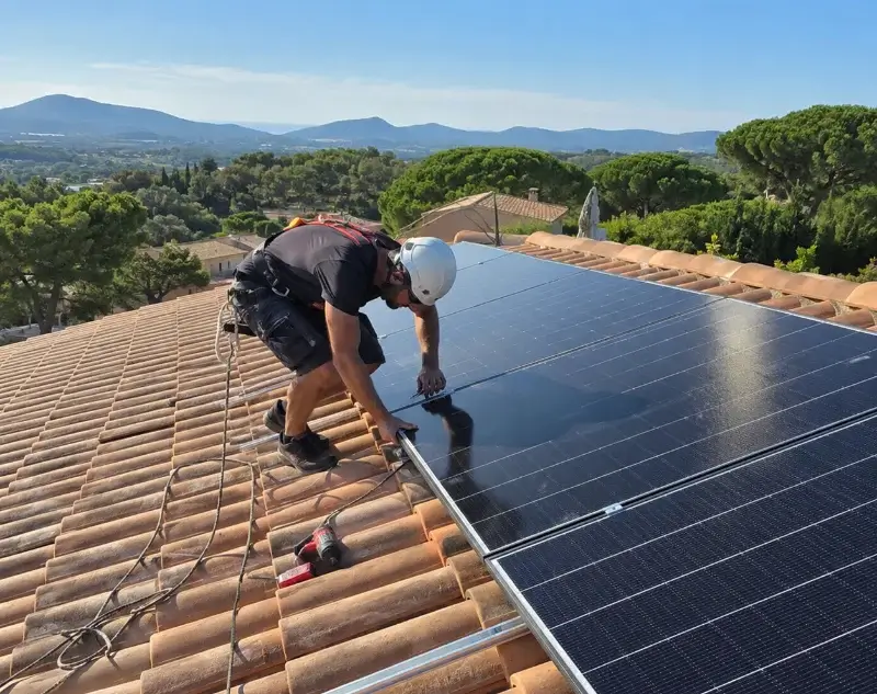 Installateur panneaux solaires Saint-Martial-de-Valette — pose photovoltaïque sur toiture
