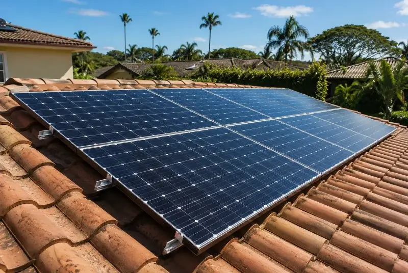 Installation de panneaux solaires à Saint-Martial-de-Valette